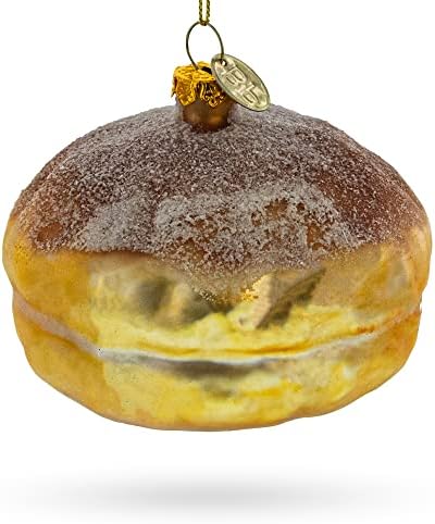 Artisanal Bread Loaf Blown Glass Ornament