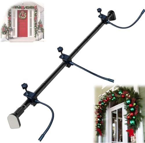 EGH Adjustable Door Garland Hanger No Screws