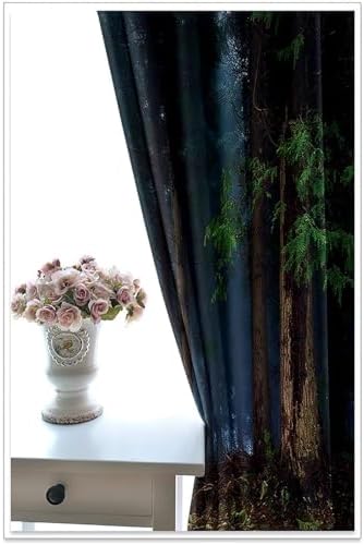Homxi Blackout Curtains 2 Panel Set 2 x 52W x 90H In