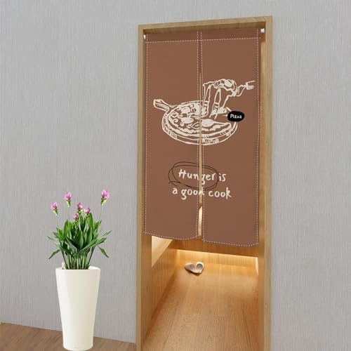 Leowefowa Noren Doorway Curtain Kitchen Privacy Panel