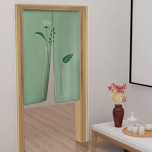 Leowefowa Japanese Doorway Curtain Noren Panel 335 x 709