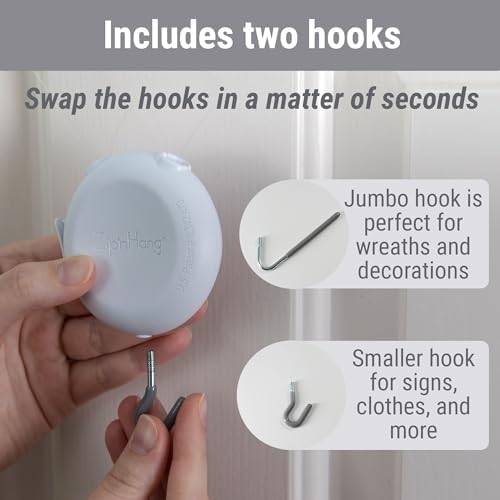 Zip n Hang Xtra Wreath Hanger for Glass Doors 3 Pack