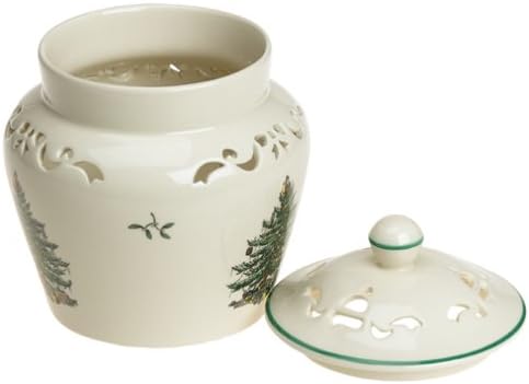Royal Worcester Spode Christmas Tree Potpourri Pot with Apple Cinnamon