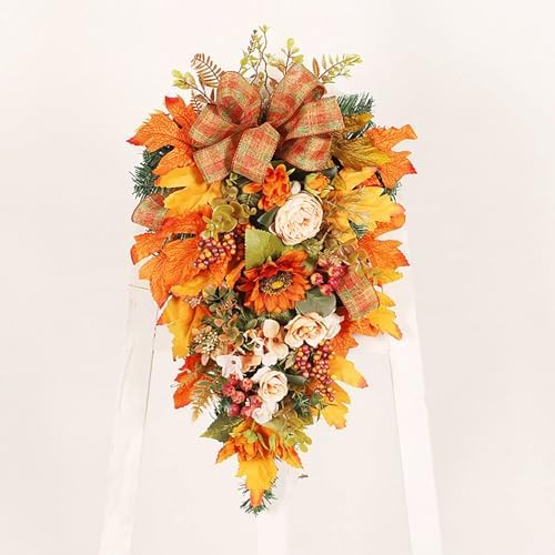 Premium Fall Wreath for Front Door and Windows