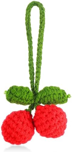 Cute Cherry Car Mirror Hanging Ornament