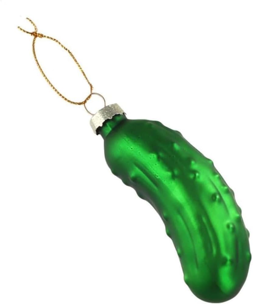 Green Christmas Tree Ornaments with Lanyard