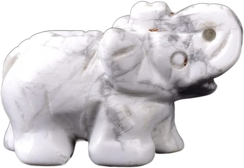 AtkitS Natural Crystal Elephant Home Decor