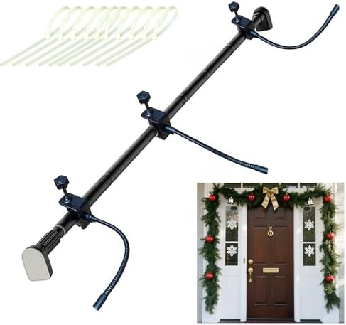 Adjustable Christmas Door Garland Hanger - Heavy Duty No Drilling