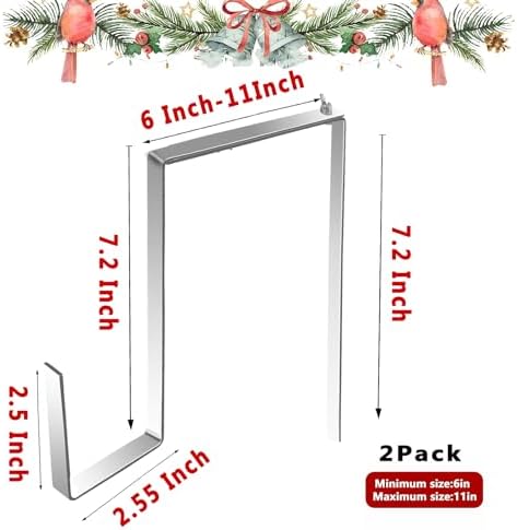 Headstone Wreath Hanger for Cemetery Front Door Display