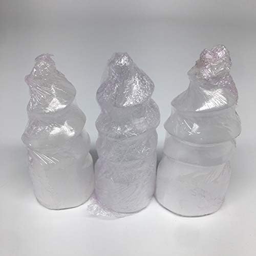 1pc 39-43 Inch Selenite Tower Crystal Twisted Point Powerful White