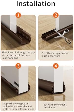 NUEAYMS Door Draft Seal Stopper for Noise and Temperature Control
