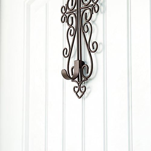 Front Door Wreath Hanger - Colonial Design Brown