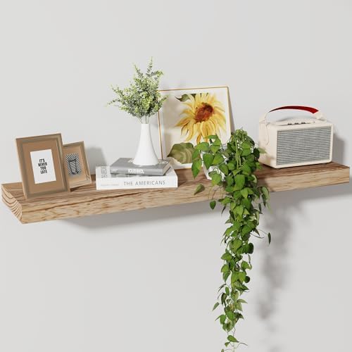 Axeman Floating Shelves 8 Inch Deep Modern Wall Shelves