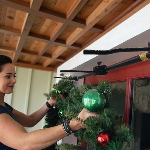 Adjustable Garland Hanger for Front Door Frame - 32 to 80 Fit