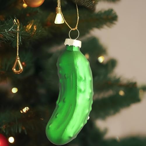 Green Christmas Tree Ornaments with Lanyard