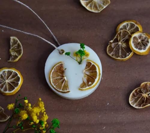 Handmade Soy Wax Potpourri with Lemon and Flowers