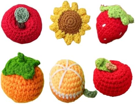 Leadigol Crochet Strawberry Sunflower DIY Craft Kit