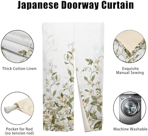 Japanese Style Door Curtain Noren Privacy Divider 335x709