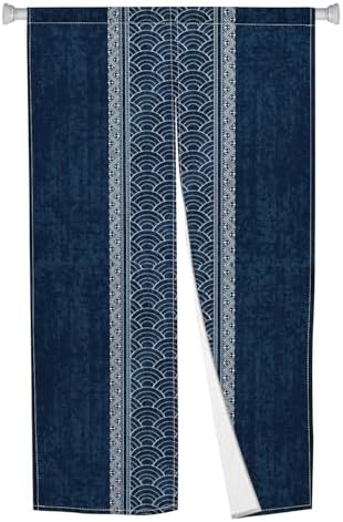 Noren Doorway Curtain Royal Blue Hanging Panel