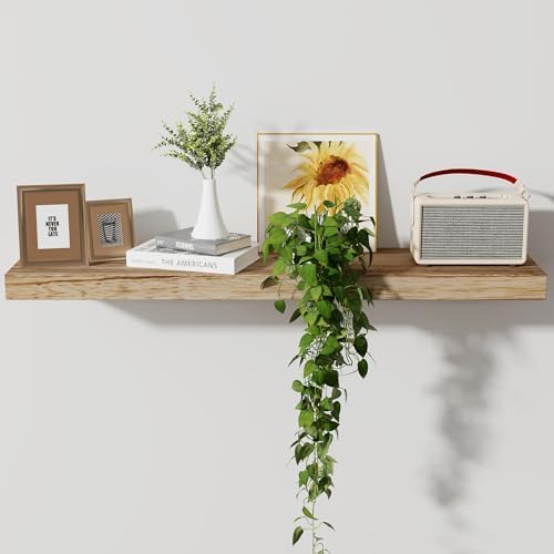 Axeman Floating Shelves 8 Inch Deep Modern Wall Shelves