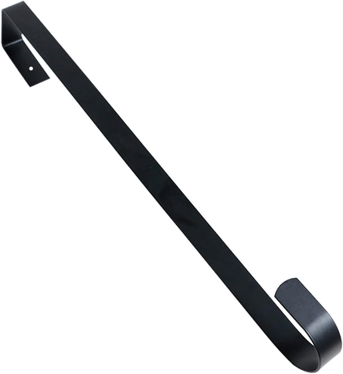 10 Inch Wreath Hanger Black Metal Hooks