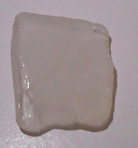 1 Inch Square Flat White Thicker Sea Glass Gem