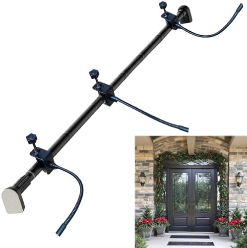 Adjustable Garland Hanger for Front Door No Screws Damage-Free