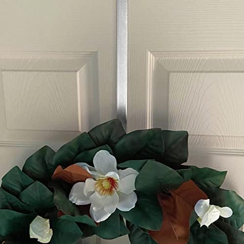 Haute Decor Dual-Sided Wreath Hanger - Glimmering Silver