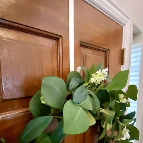 Haute Decor Dual-Sided Wreath Hanger Matte White