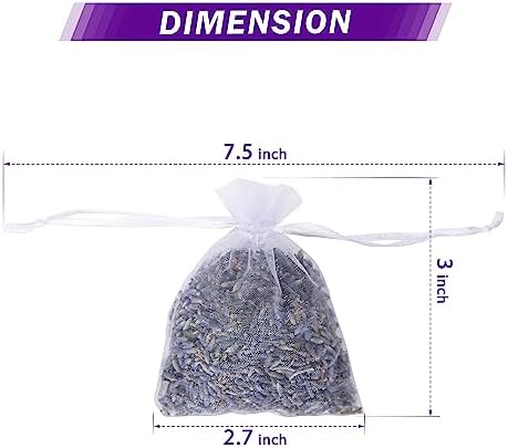 French Lavender Sachets Set of 24 for Closets and Drawers