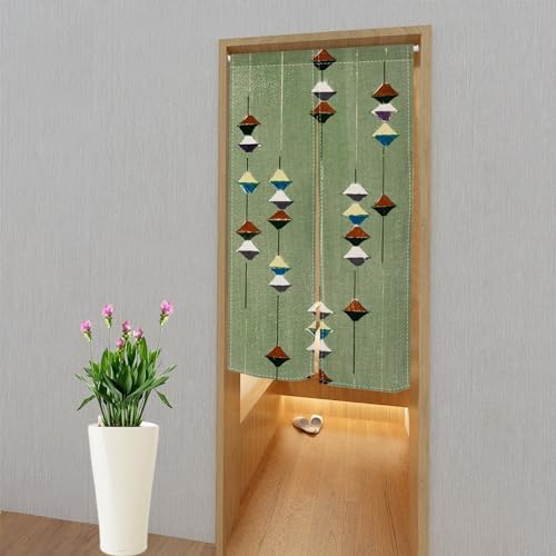 Japanese Style Door Curtain 34 x 48 Polyester Panel