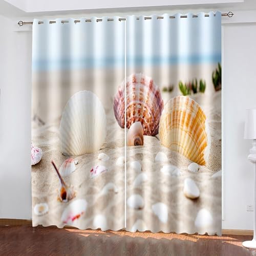 Homxi Blackout Curtains 2 Piece 92x90 Inch