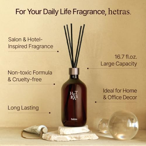 HETRAS Premium Reed Diffuser Set 2 Pack
