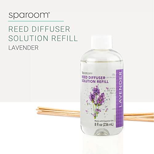 SpaRoom Reed Diffuser Oil Refill Lavender Scent 8oz
