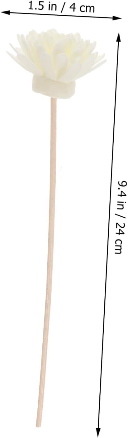 ABOOFAN 5 Pack Chrysanthemum Rattan Diffuser Sticks for Home Fragrance