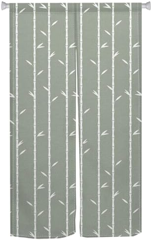 Boho Style Bamboo Decor Curtain for Home Entryway