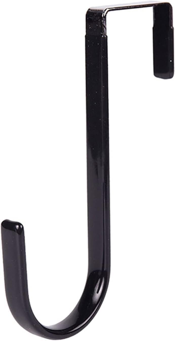 Black Wreath Hanger for Front Door Indoor Outdoor