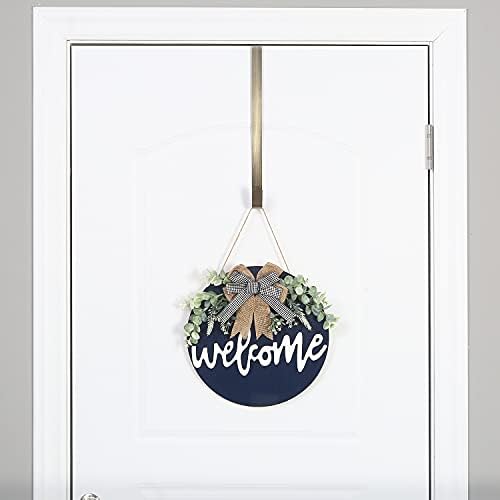 Sattiyrch Wreath Hanger Front Door 12 Inch Bronze Steel Hook