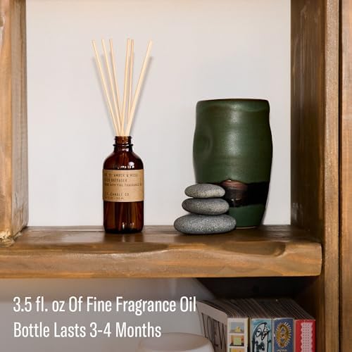 PF Candle Co Amber Moss Reed Diffuser Set 35 Fl Oz