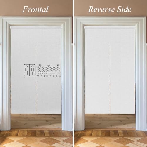 Japanese Noren Door Curtain for Privacy 34x60 Inches