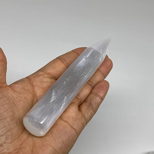 Selenite Crystal Wand for Meditation and Energy Healing