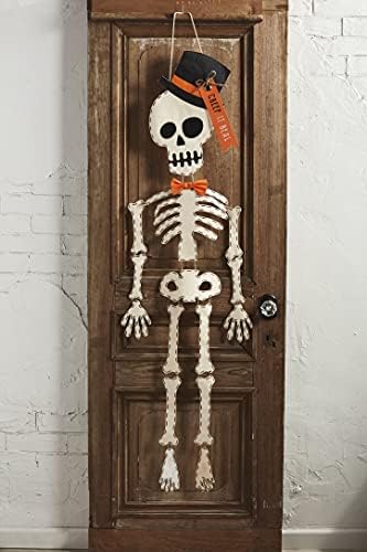 Mud Pie Skeleton Halloween Door Hanger 65 Inches