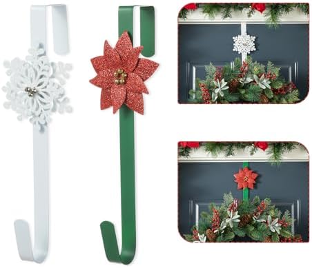 Glitzhome 14-inch Christmas Wreath Hangers