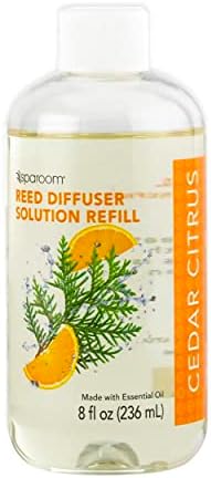 SpaRoom Reed Diffuser Oil Refill Cedar Citrus 8oz