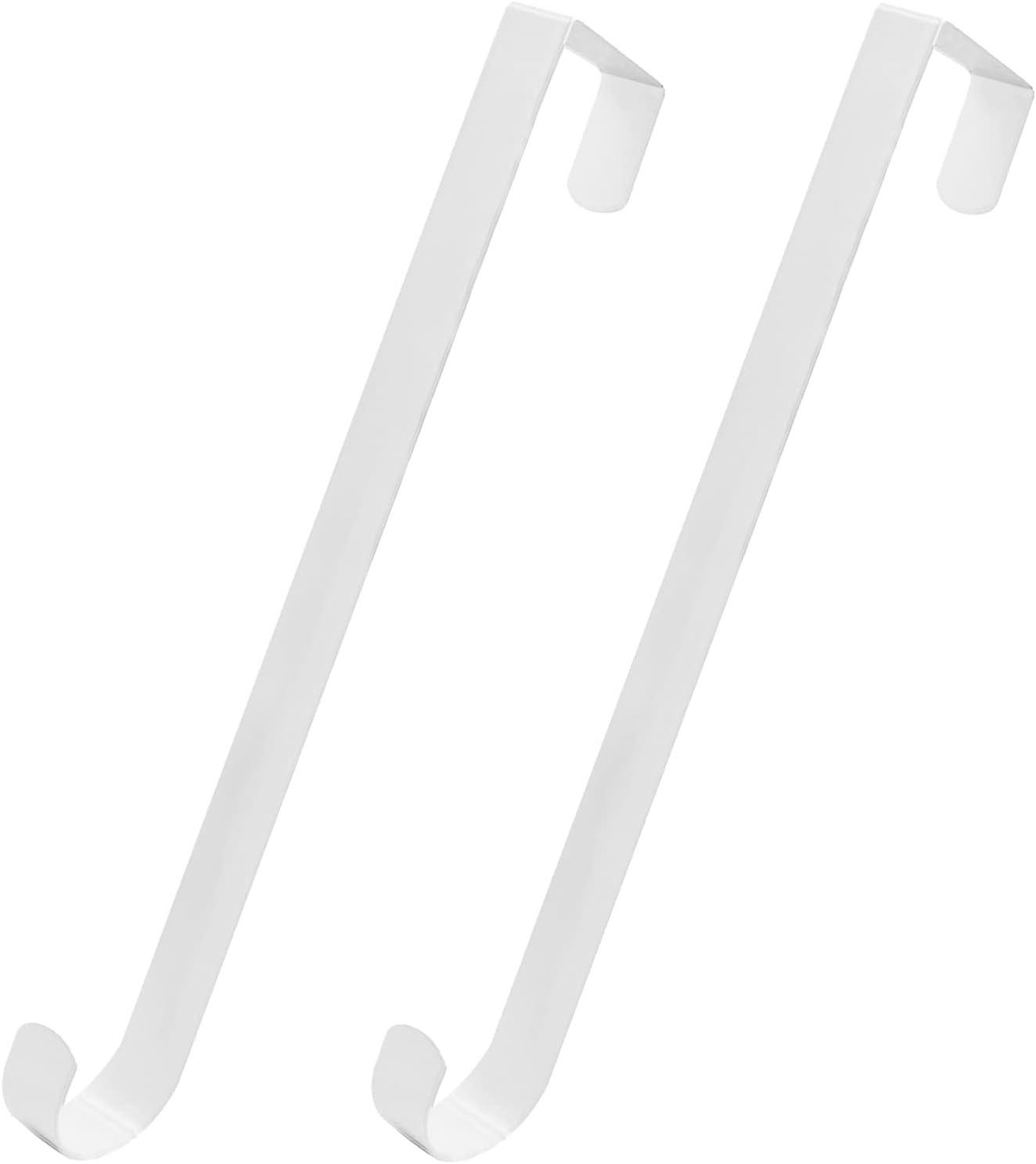 HiGift 2 Pack White Wreath Hanger Hook for Front Door