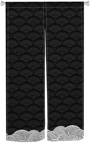 Japanese Noren Door Curtain 34x60 Inch Panel