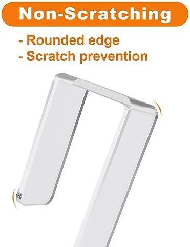 GameXcel 12 Inch Clear Wreath Hanger 4 Pack