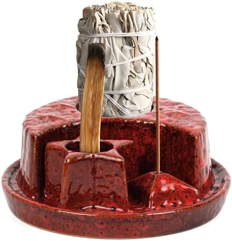 4 in 1 Incense Holder with Ceramic Ash Tray