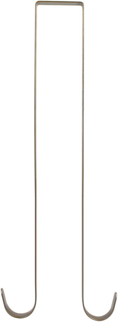 15 Inches Double Sided Wreath Door Hanger with Bronze Hooks