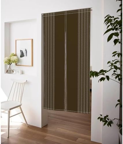 Japanese Noren Door Curtain Long Style 34x60 White